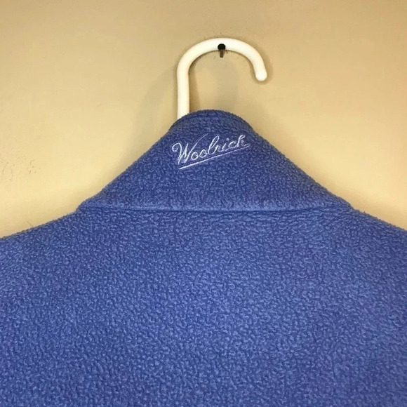 Woolrich Vest Purple Fleece Zip Up Women’s Size Small S Ultra Violet Warm Layers - Picture 4 of 8